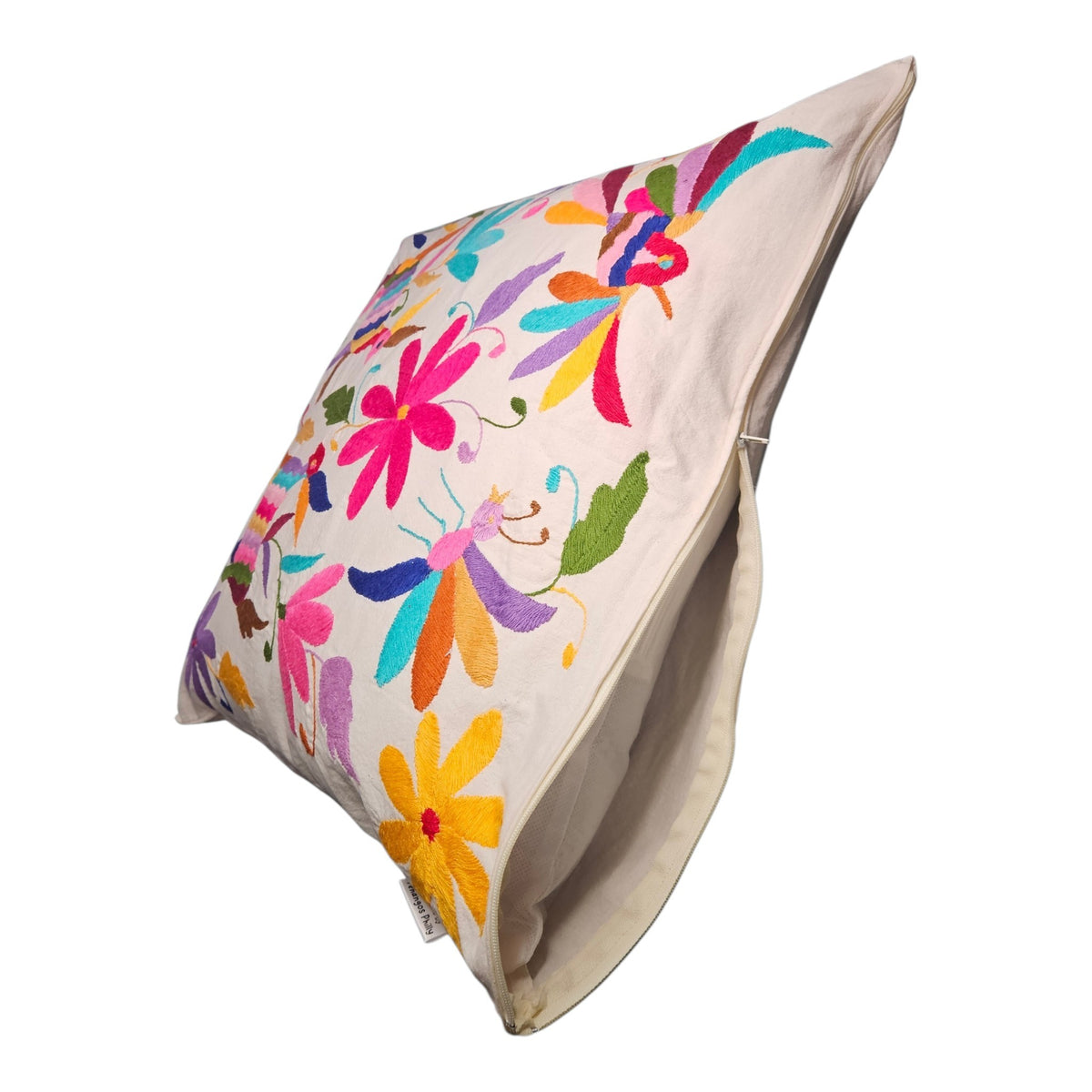 Tenango Embroidered Cushion Cover