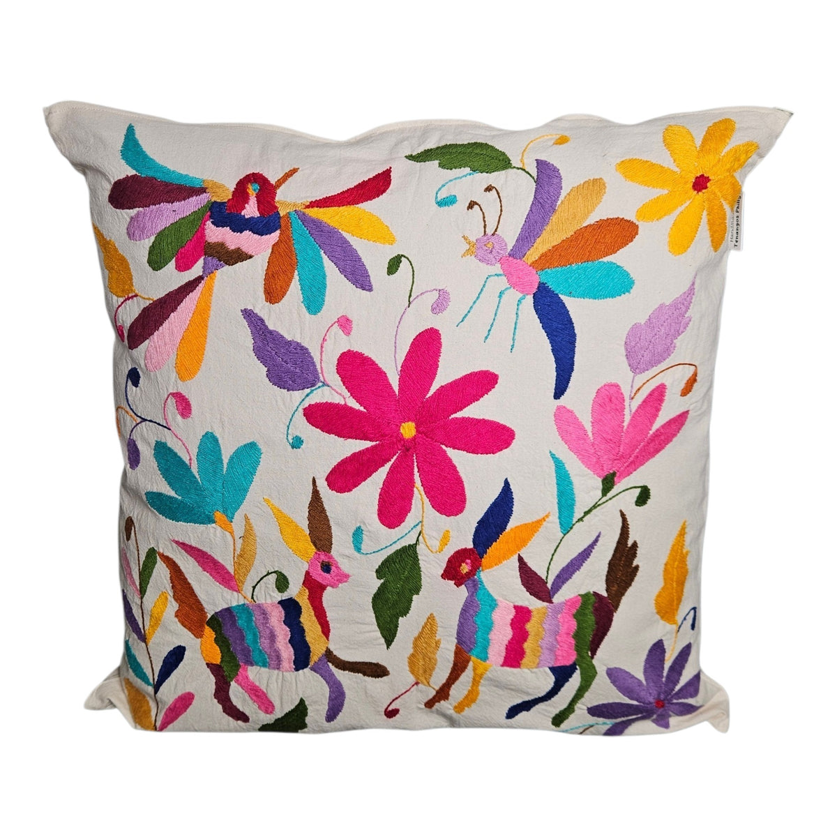 Tenango Embroidered Cushion Cover