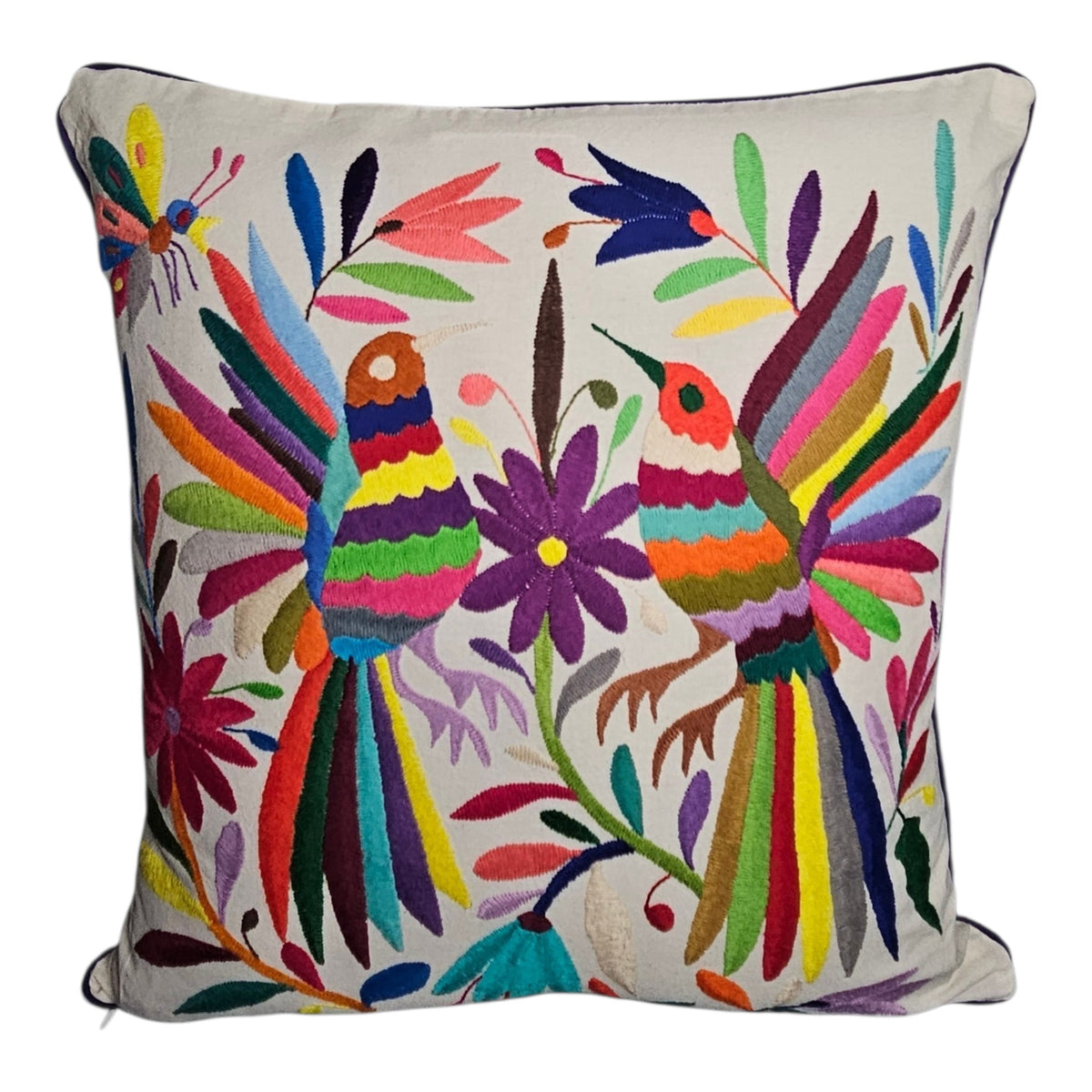 Tenango Embroidered Cushion Cover